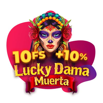 10 Free Spins In Lucky Dama Muerta